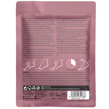 BEAUTYPRO Foot Therapy Revitalising Foot Sock BACK